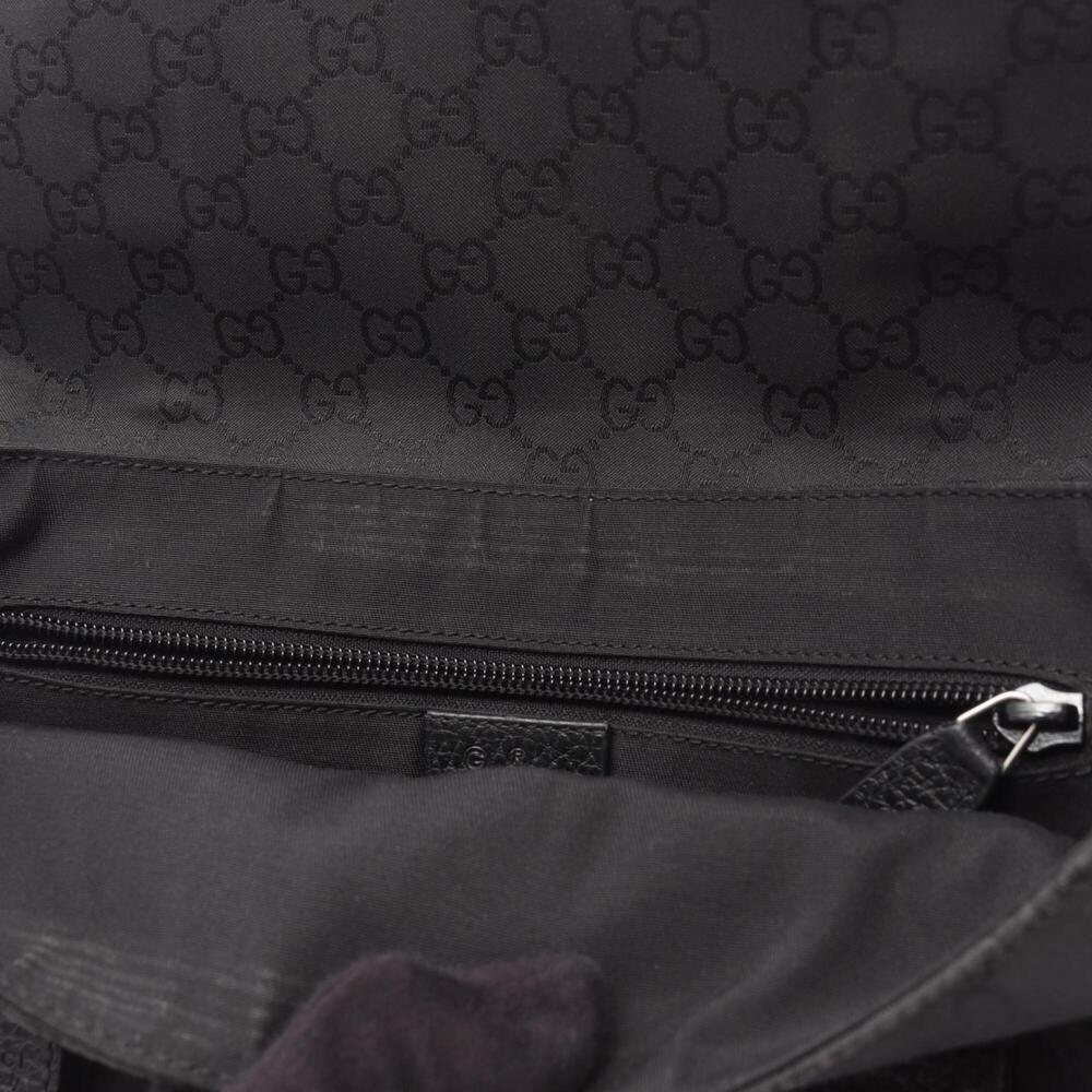 GUCCI Black Leather Fanny Pack - Picture 6 of 9